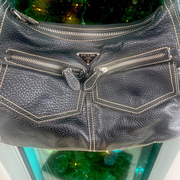 Prada Black Leather Handbag - Picture 9 of 16